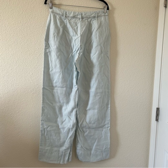 J. Jill 100% Linen Straight Wide Leg Pants women size 12 - Picture 5 of 9